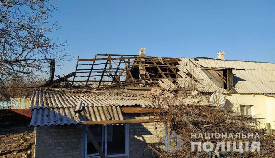 Наслідки обстрілу села Невельське