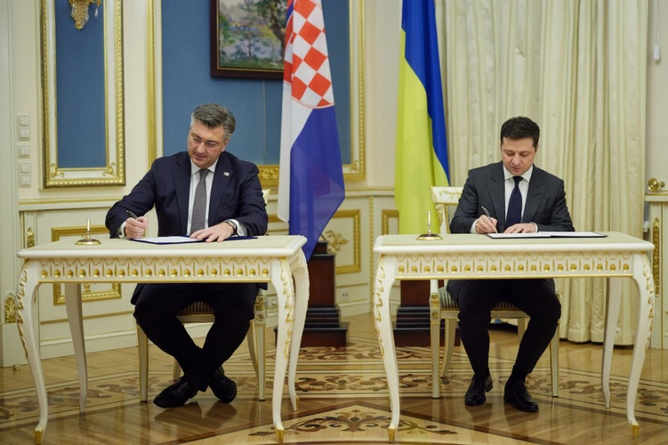 Володимир Зеленський та Андрей Пленкович