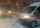 швидка в снігу