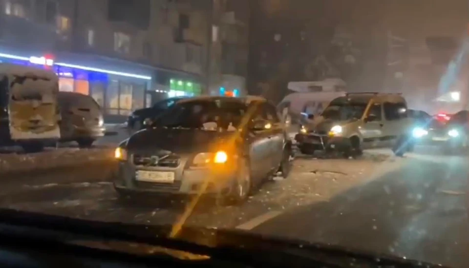 Потрійна ДТП на Виговського
