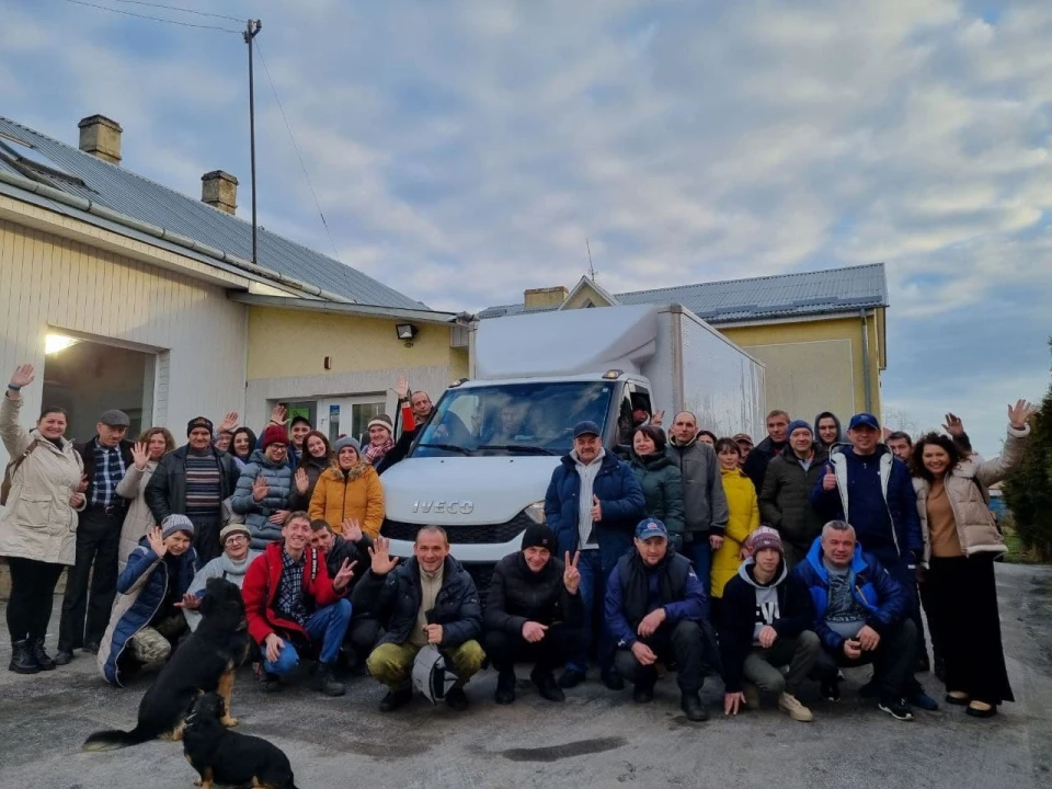 Вантажівка для збору речей