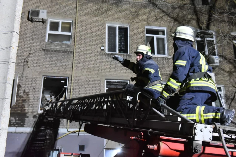 последствия взрыва в жилом доме в Запорожье