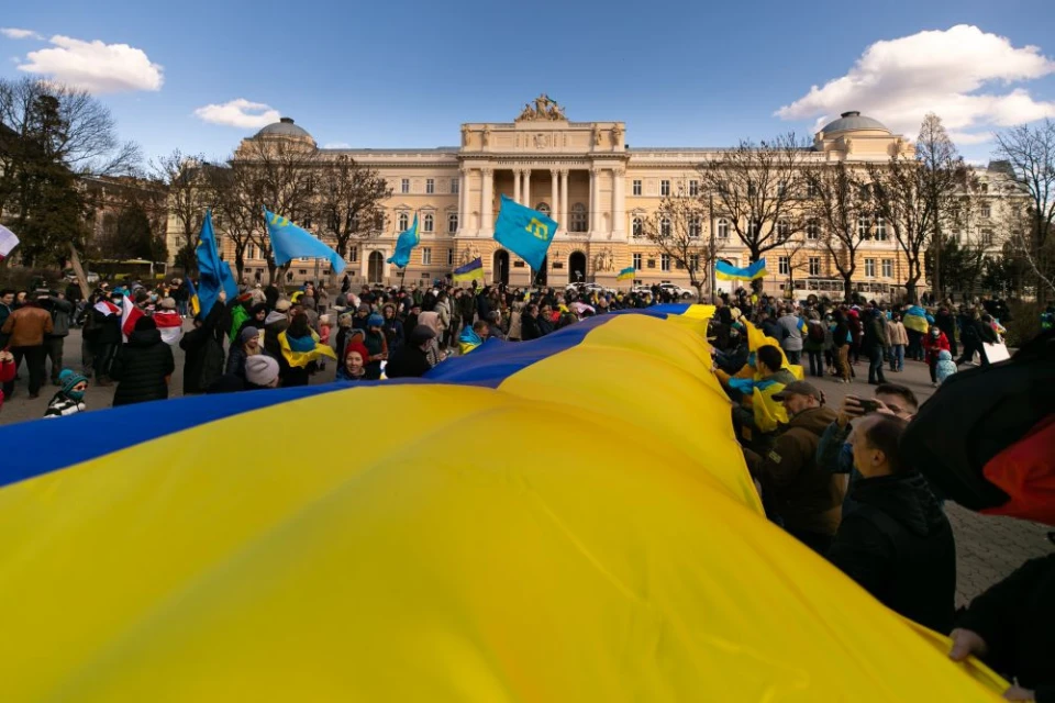 марш єдності у Львові