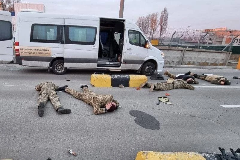 Затримання мародерів у Борисполі