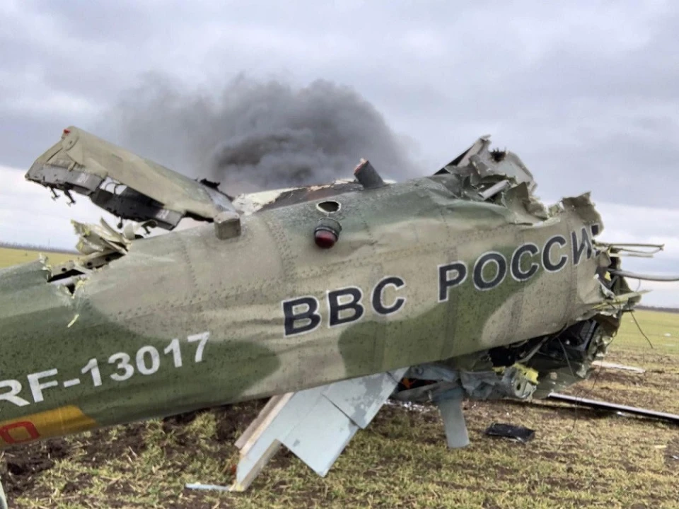 збитий російський літак