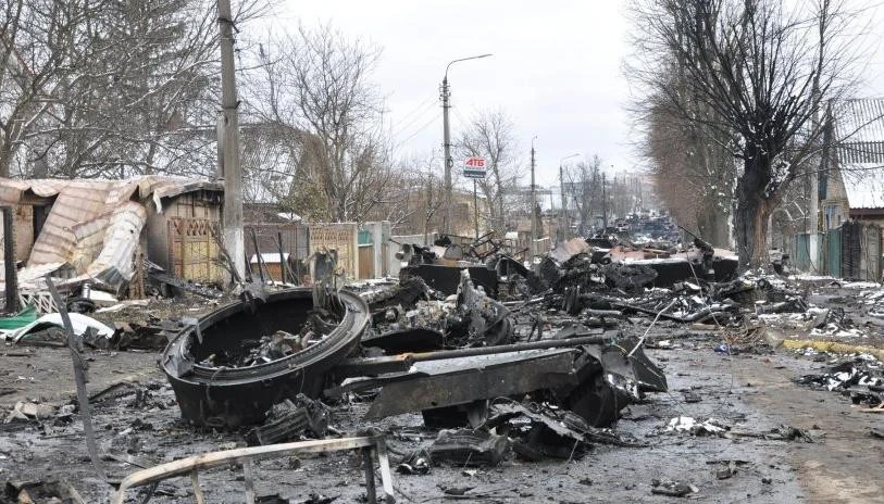 обстріл бучі