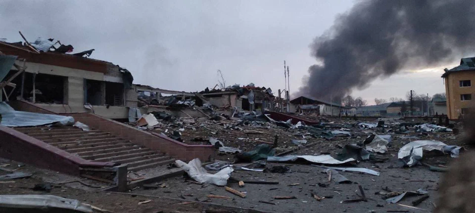 Яворівський полігон. Руйнування