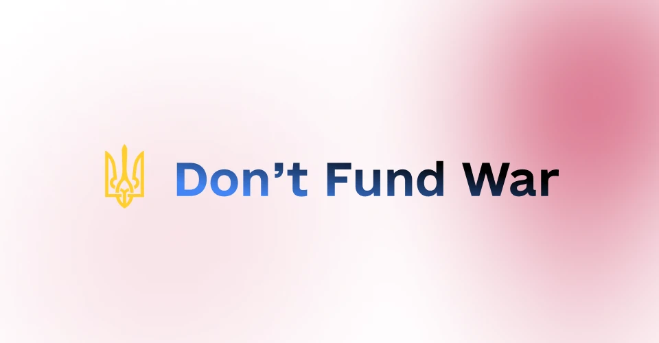 Don't fund war