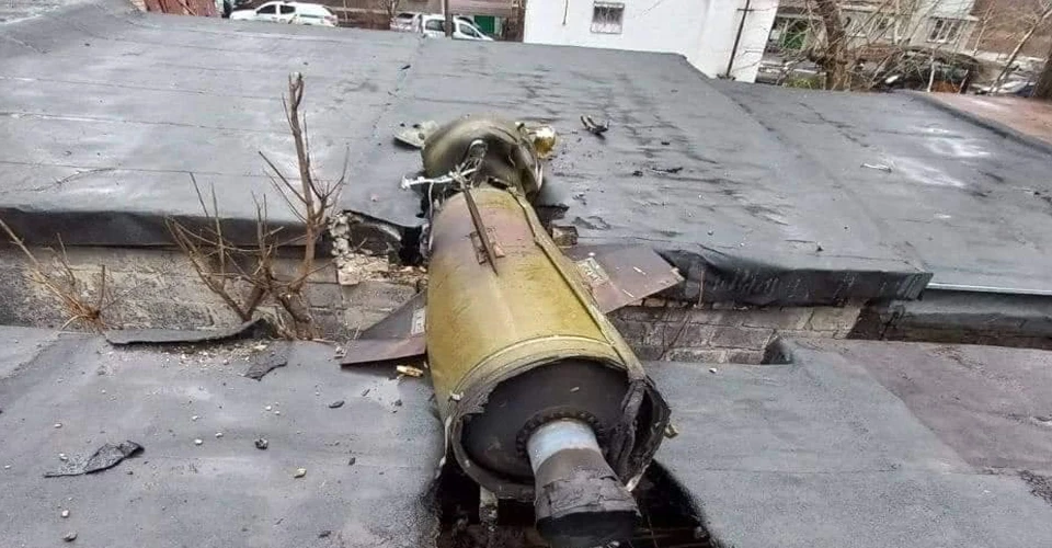 уламок російської ракети