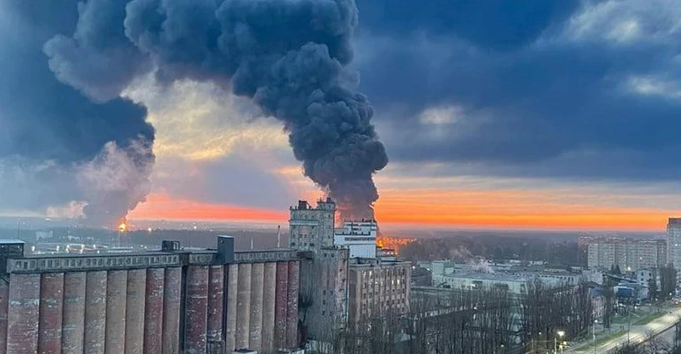 пожежа в Брянську
