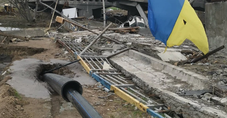 водогін до Ірпіня