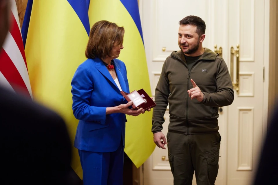 Володимир Зеленський та Ненсі Пелосі