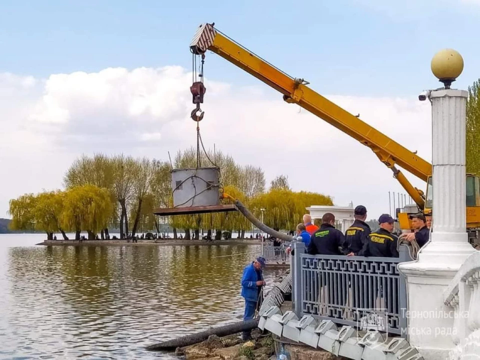 Аераційні фонтани в Тернополі