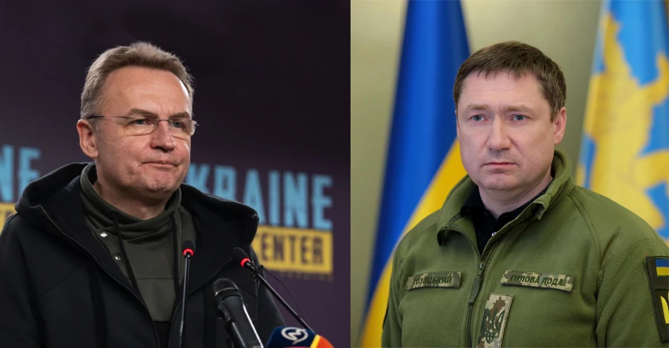 Мер Львова Андрій Садовий і Голова Львівської ОВА Максим Козицький