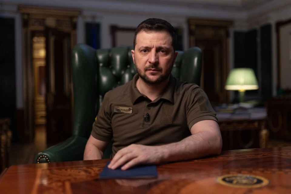 На фото президент України Володимир Зеленський
