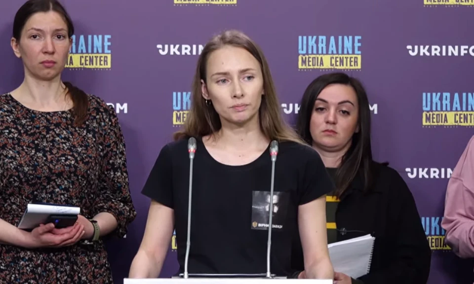 Тетяна Харько - сестра командира 36 окремої бригади морської піхоти Сергія Волинського
