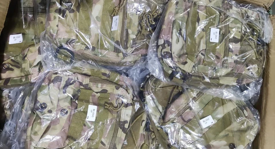 тактичні сумки, контрабанда