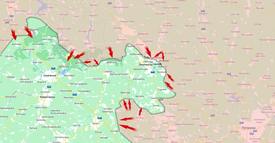 карта бойових дій