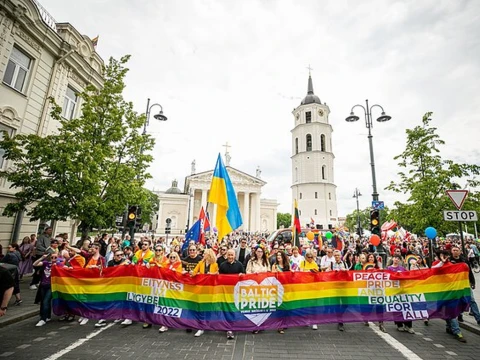 На фото Марш рівності у Вільнюсі