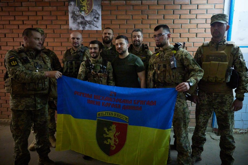 Зеленський відвідав Королівську бригаду