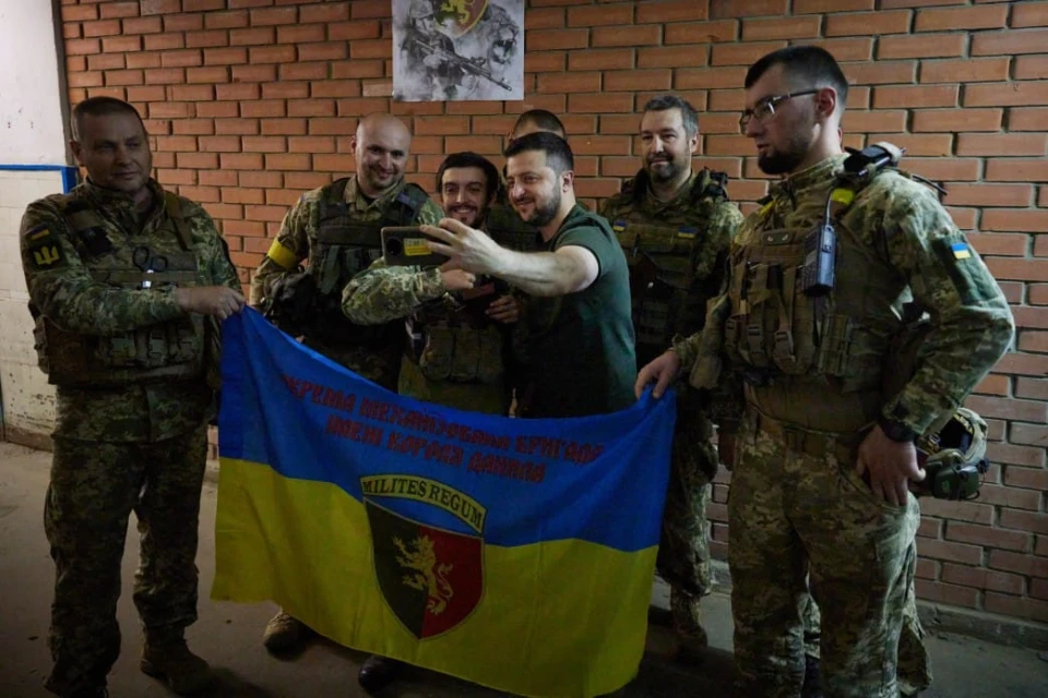 Зеленський відвідав Королівську бригаду
