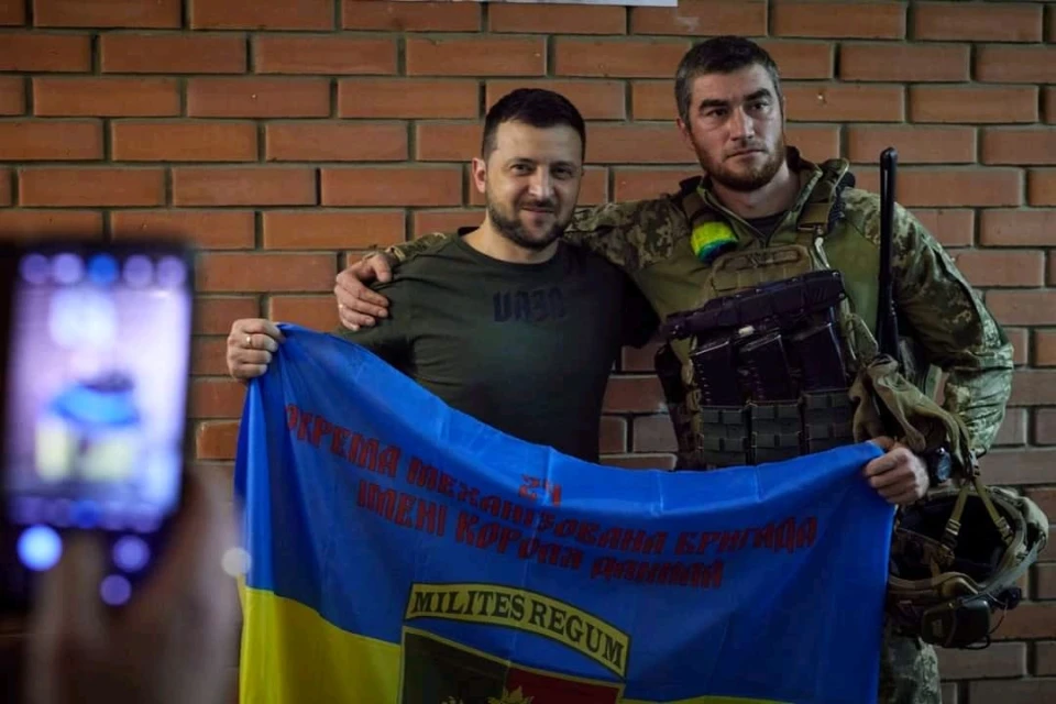 Зеленський відвідав Королівську бригаду