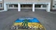 патріотичний малюнок біля волинського ліцею