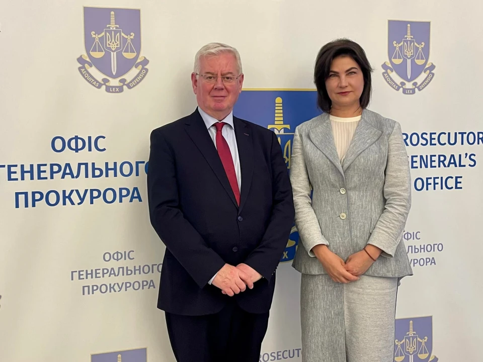 Ірина Венедіктова та Еймон Гілмор