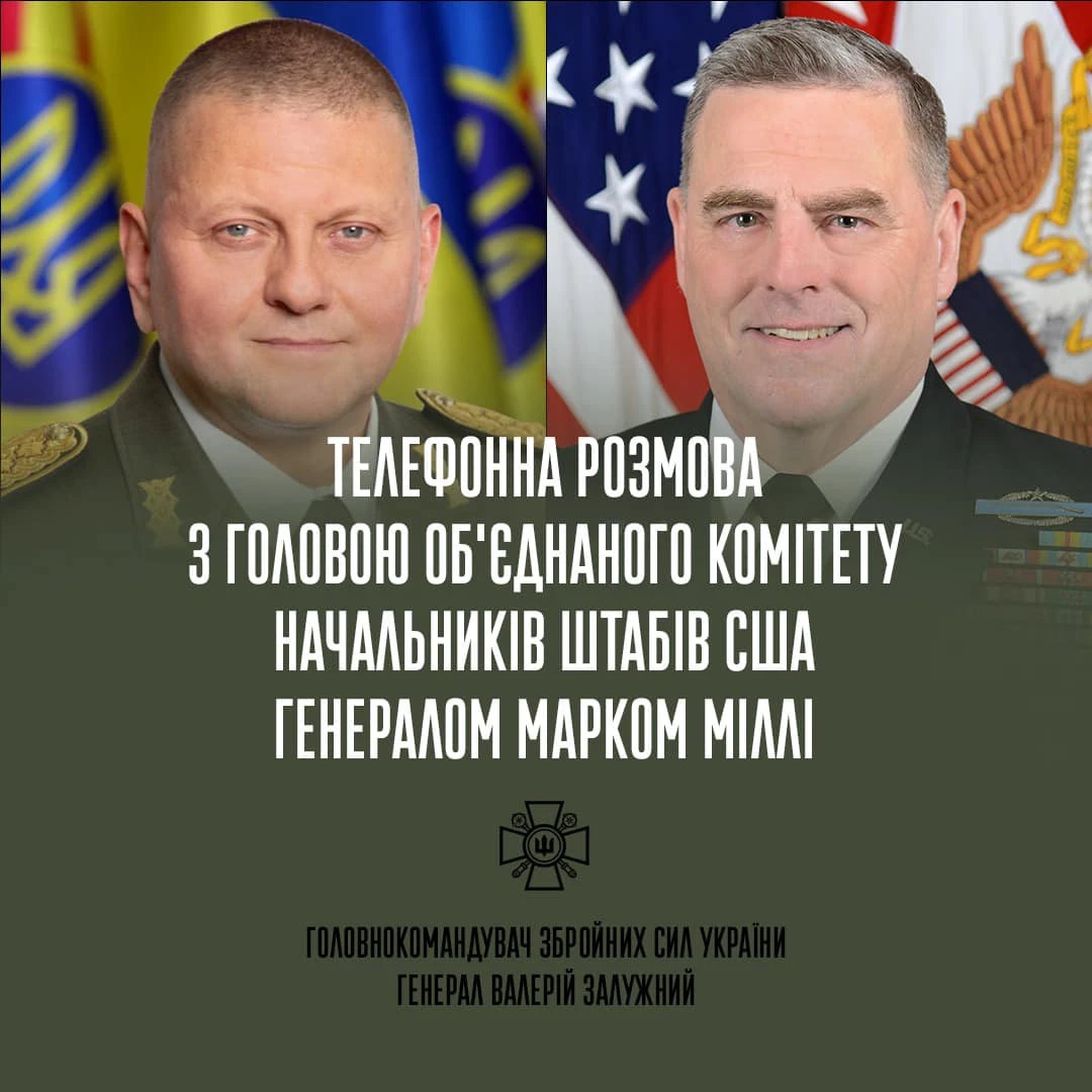Залужний та Міллі