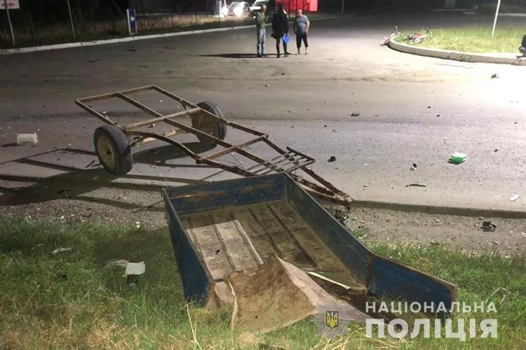 ДТП мотоблок