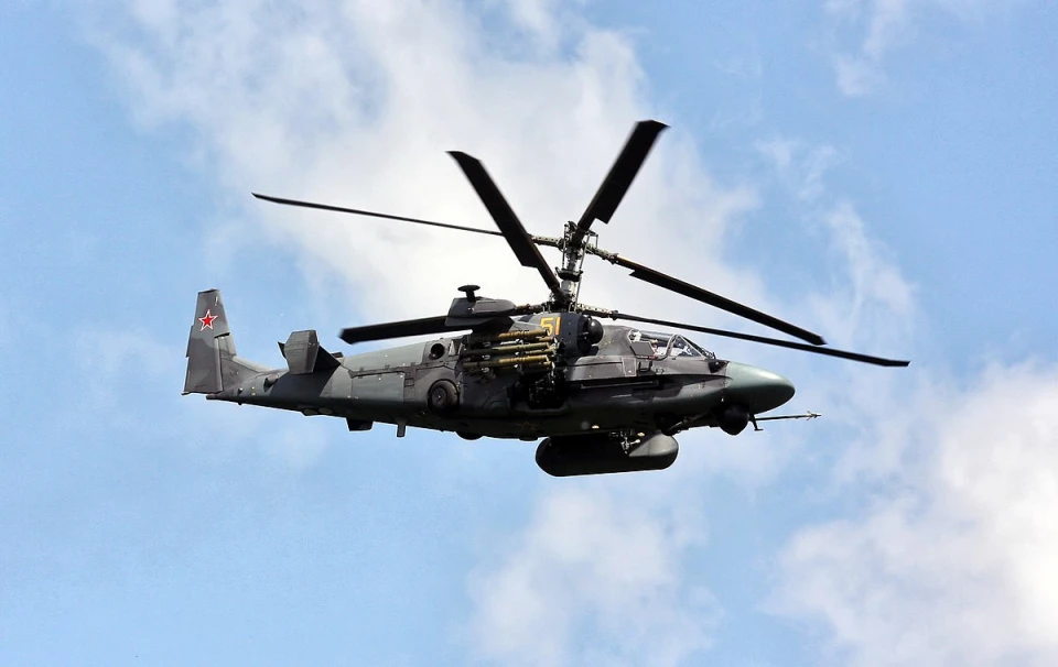 На фото вертоліт Ка-52
