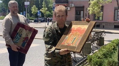 ікони, які евакуювали з Лисичанська