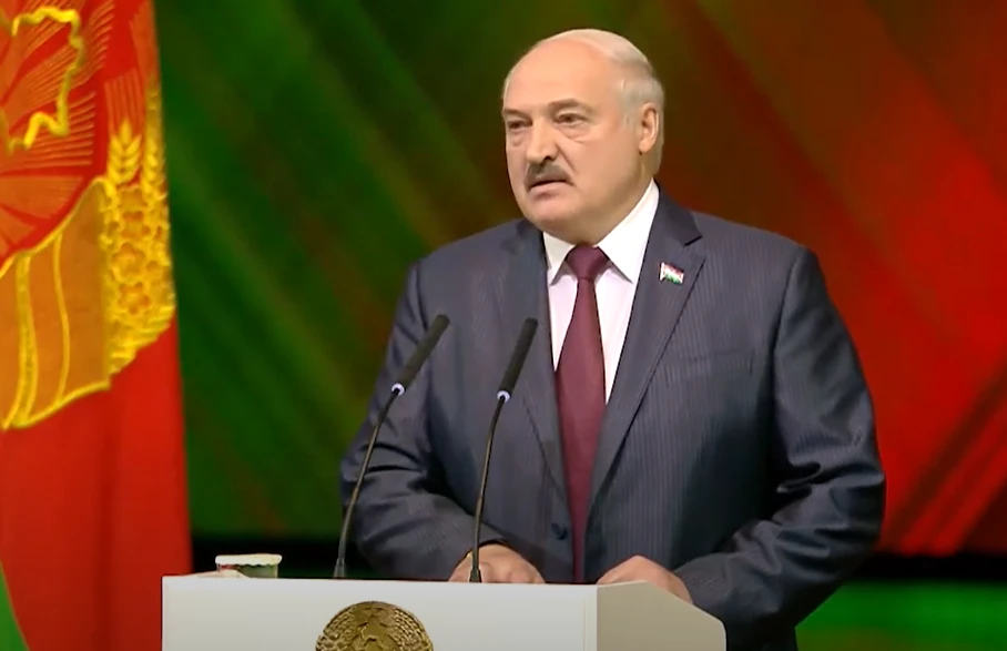 Олександр Лукашенко виступає у Палаці незалежності. Мінськ, 2 липня 2022 року