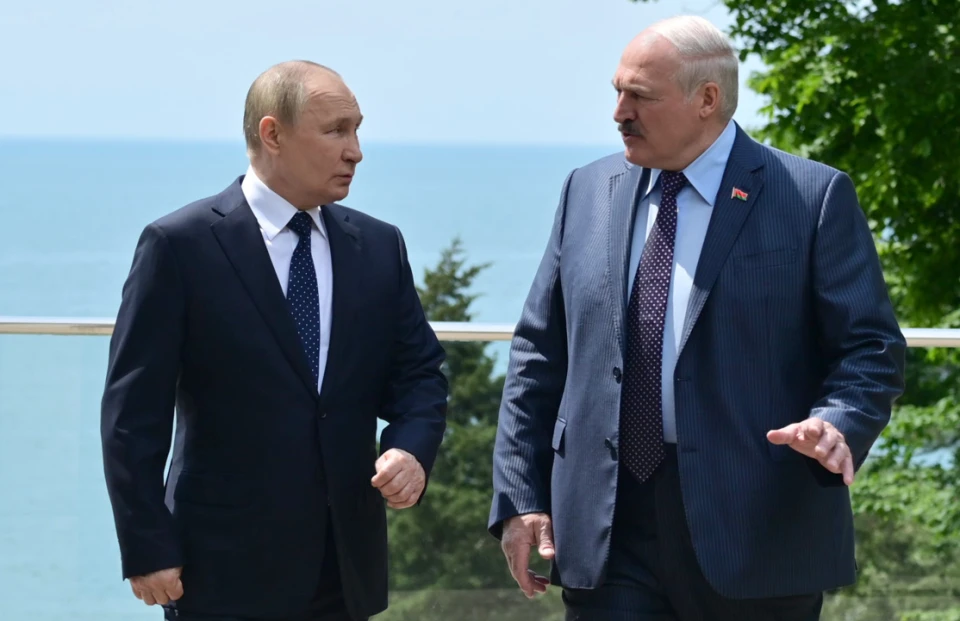 Путин и Лукашенко. Сочи, 2022 год