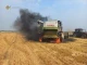 У Червоноградському районі згорів комбайн