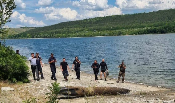 дайвери біля Дністровського водосховища