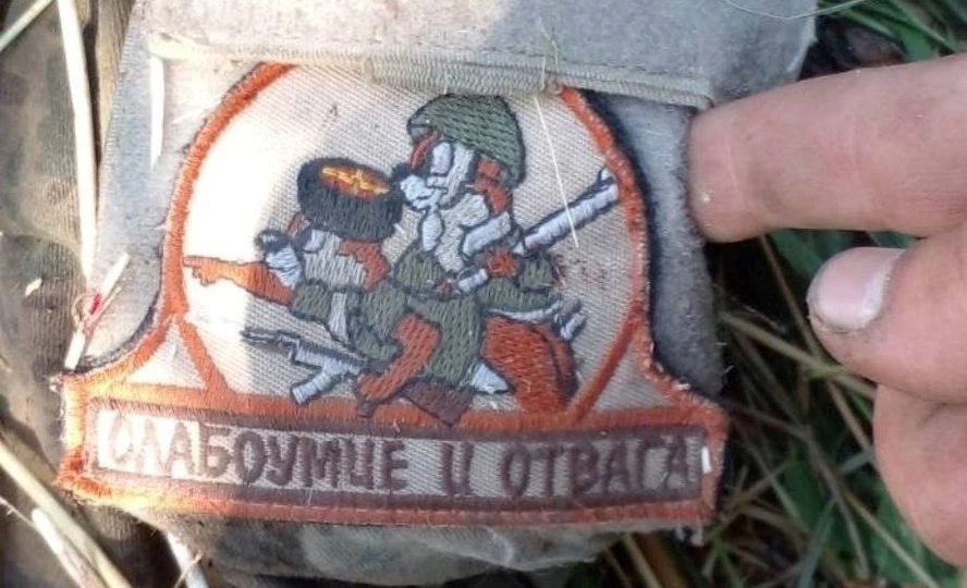 шеврон "Слабоумие и отвага"