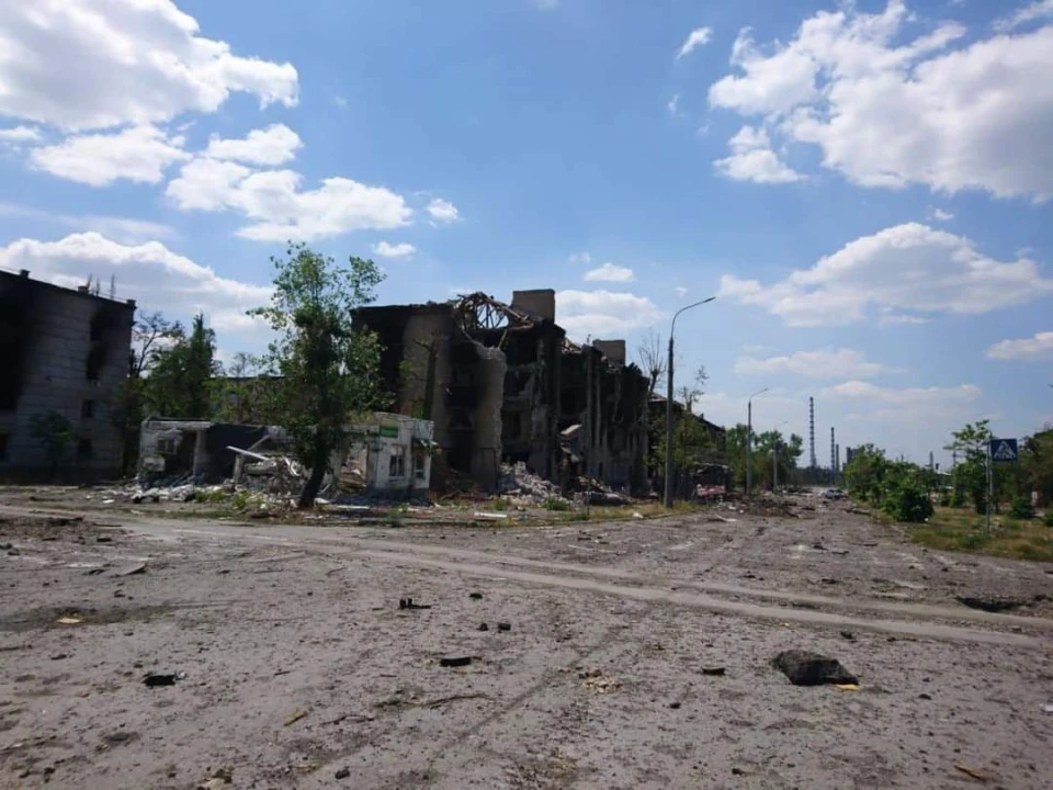 На фото наслідки обстрілу Білогорівки