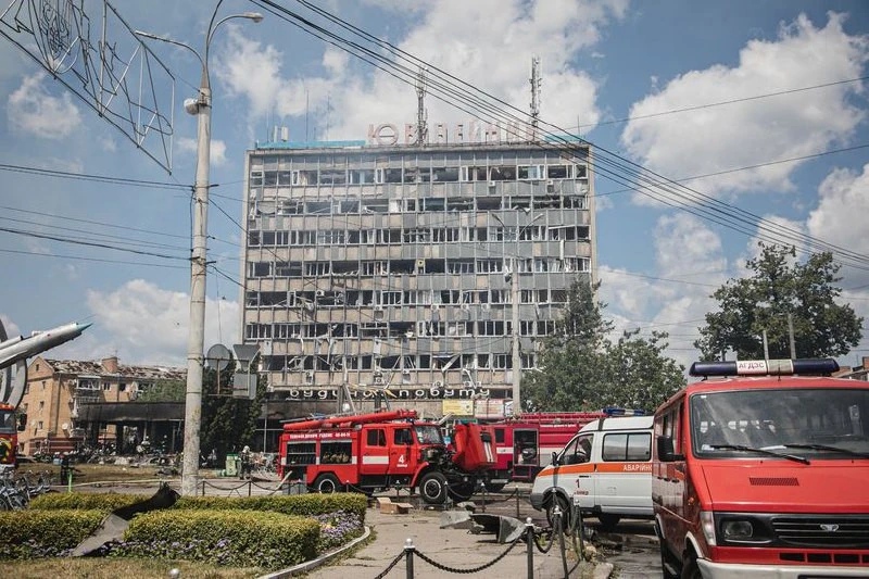 Наслідки обстрілу Вінниці