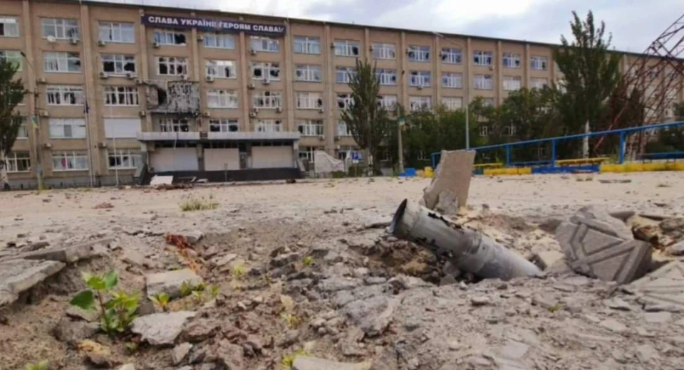 На фото наслідки обстрілу Луганщини
