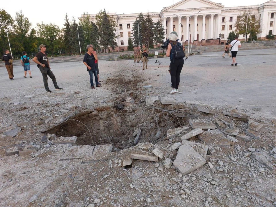 На фото наслідкиобстрілу Краматорська