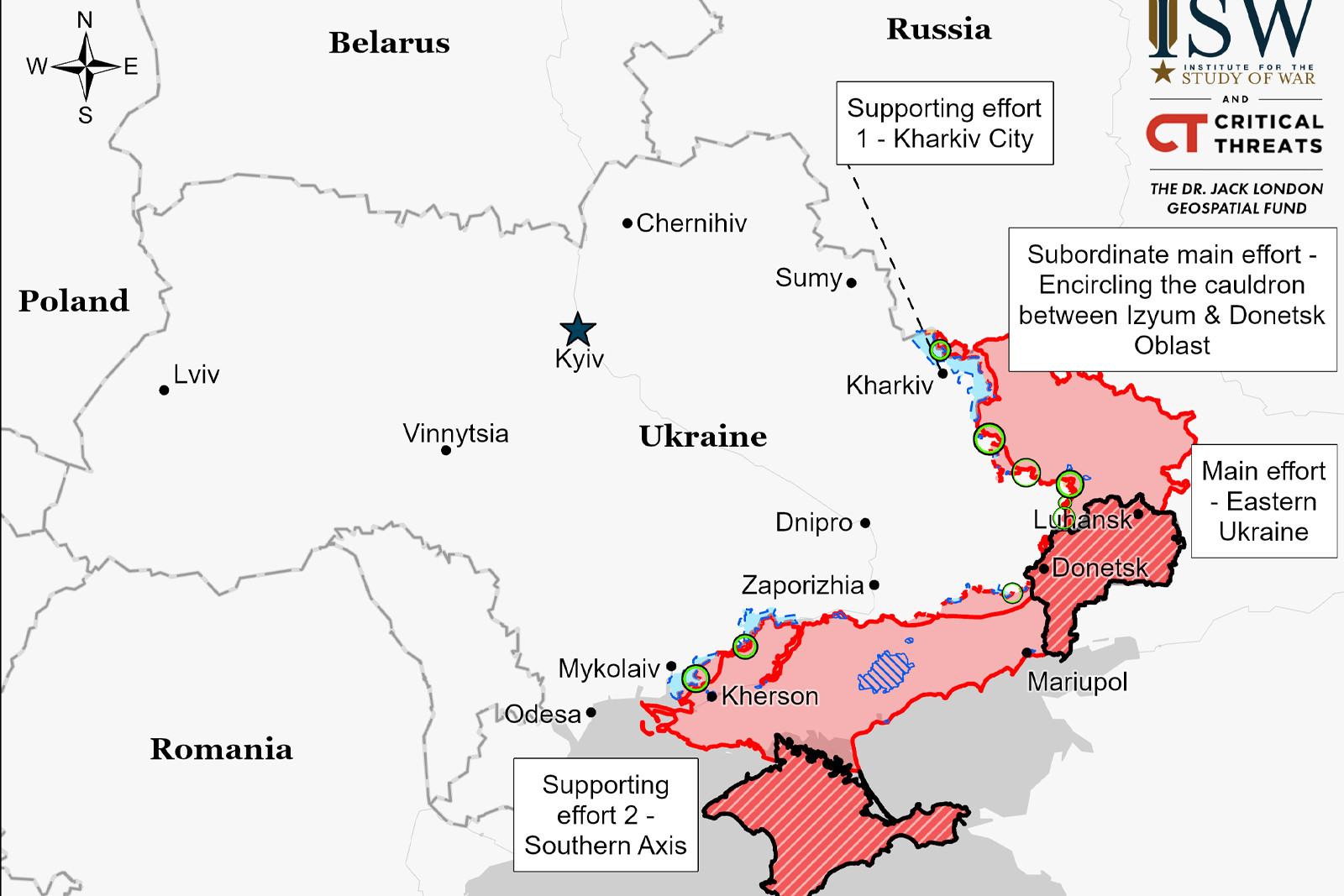 Isw карта боевых действий на украине сегодня