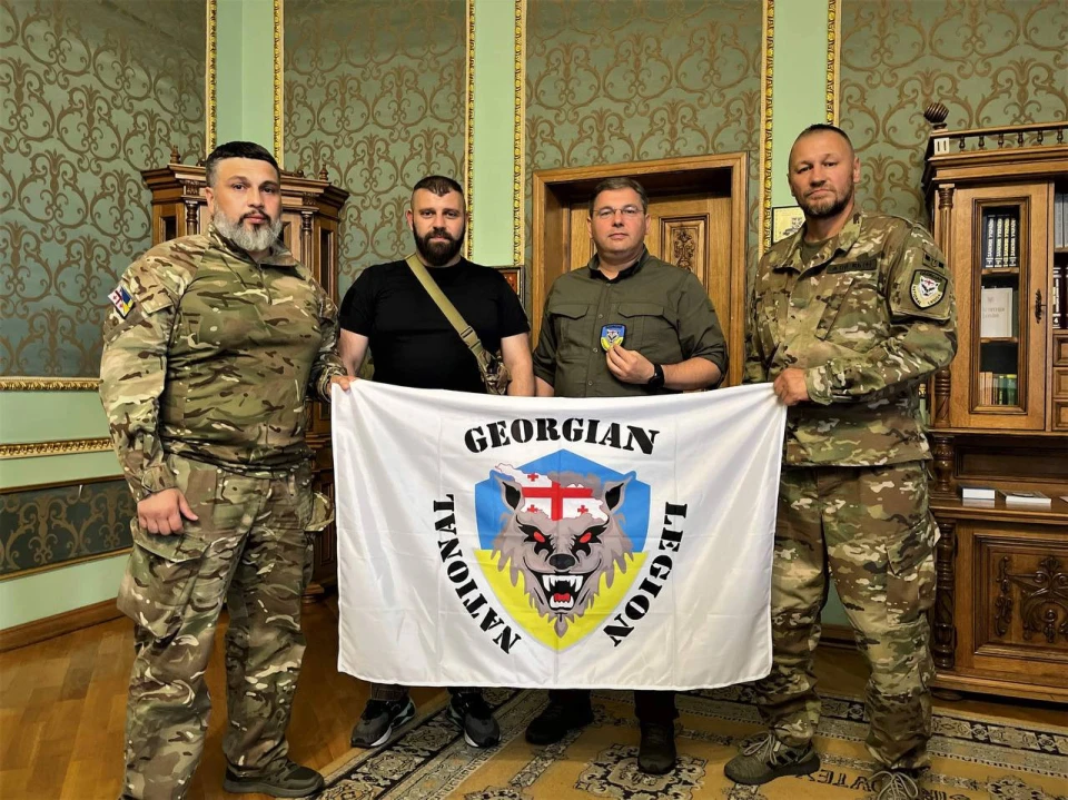 Мамука Мамулашвілі на зустрічі із Русланом Запарнюком