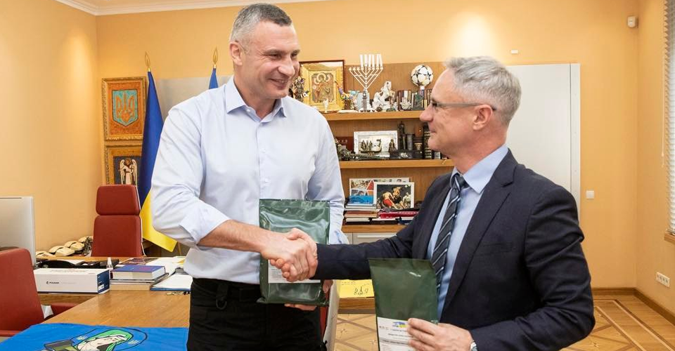 Віталій Кличко та Міхаель Бродський