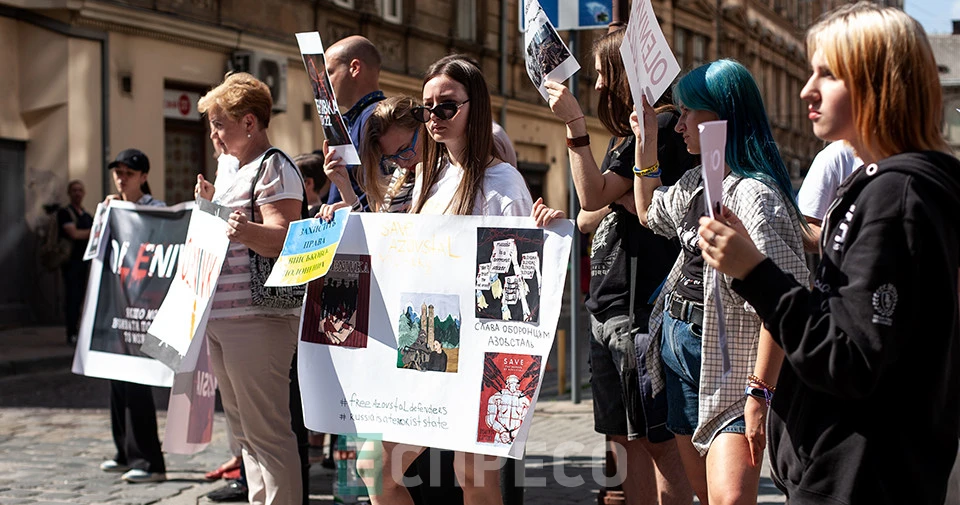 мітинг на підтримку захисників Азовсталі