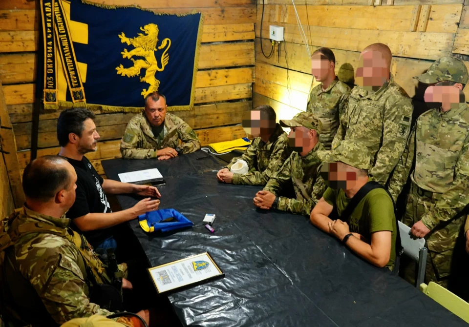 Притула зустрівся з львівськими тероборонівцями