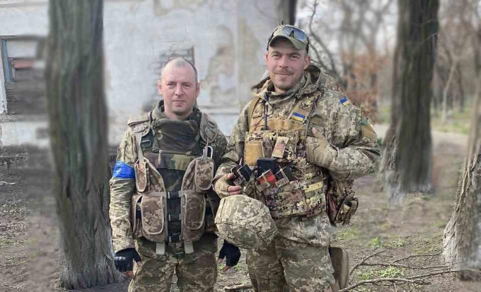 Микола Нижник з побратимом