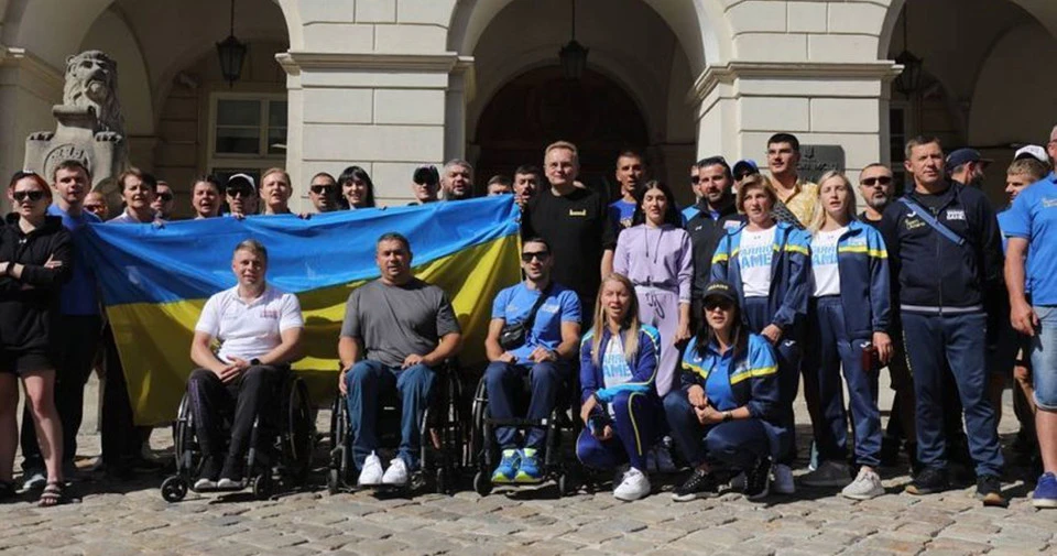 збірна України, яка повернулась із Warrior Games
