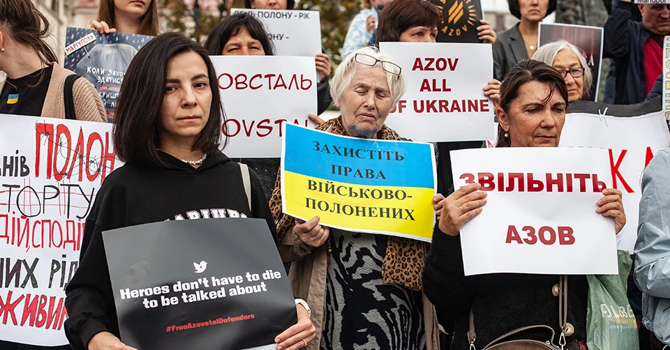 акція на підтримку захисників Азовсталі
