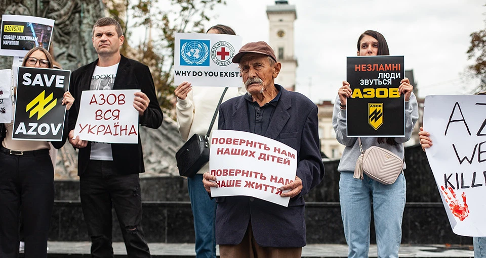 акція на підтримку захисників Азовсталі